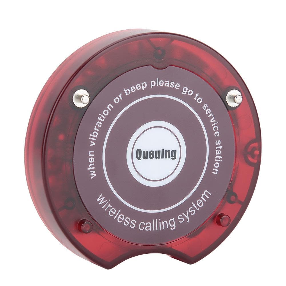 10 pcsPack Long Distance Wireless Guest Paging Queuing System Receiver Red for SU-668