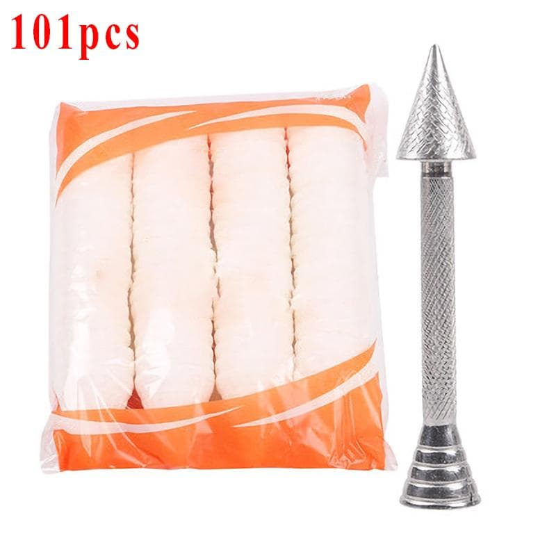 Kitchen Glutinous Rice Roses Flower Holder Decoration Pastry Sticks Baking Cone Cream Tools Piping Cake Aluminium Alloy Rod 101PCS