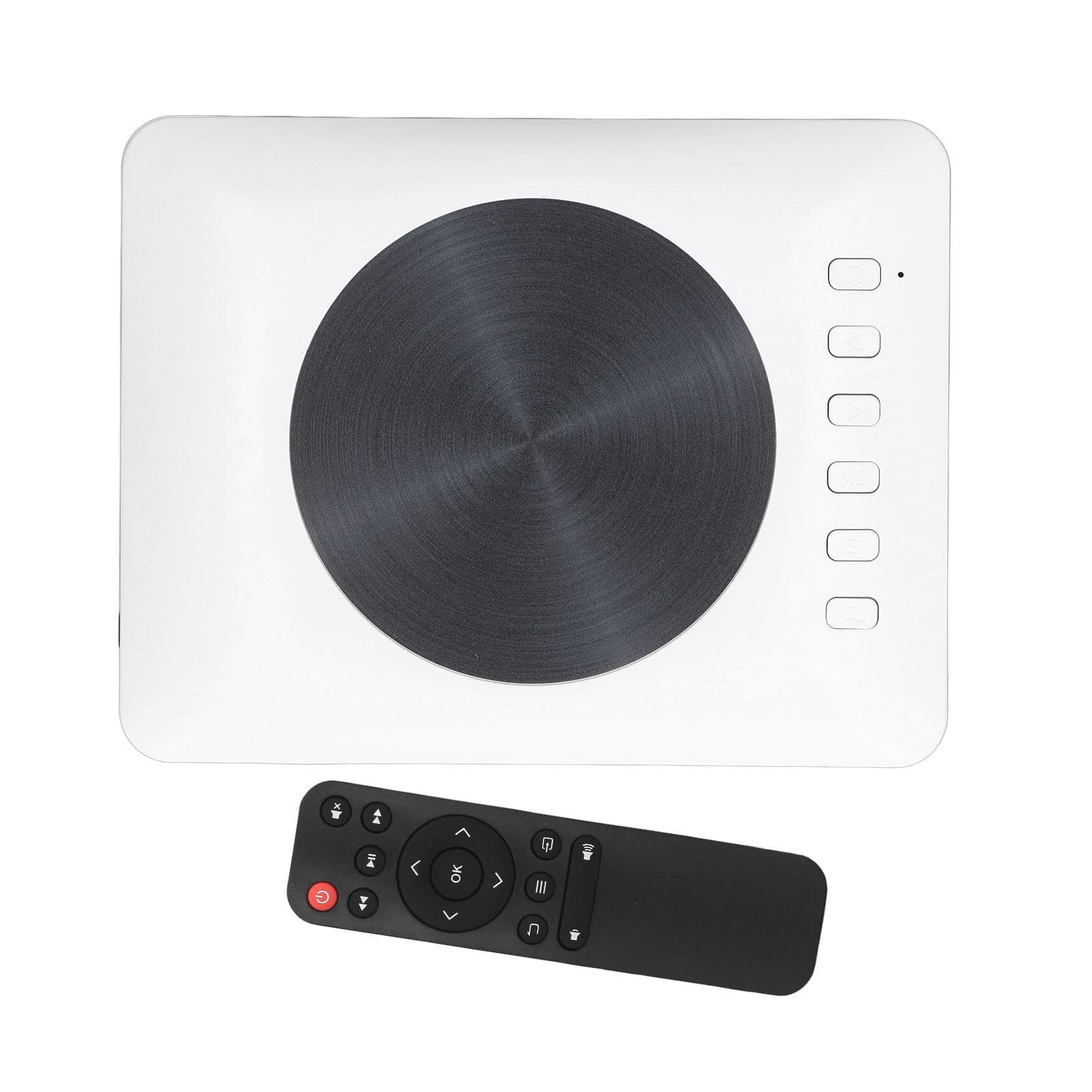 Mini Projector 200in Large Screen Mini HD Home Outdoor Theater Projector for DVD Set Top Box EU Plug