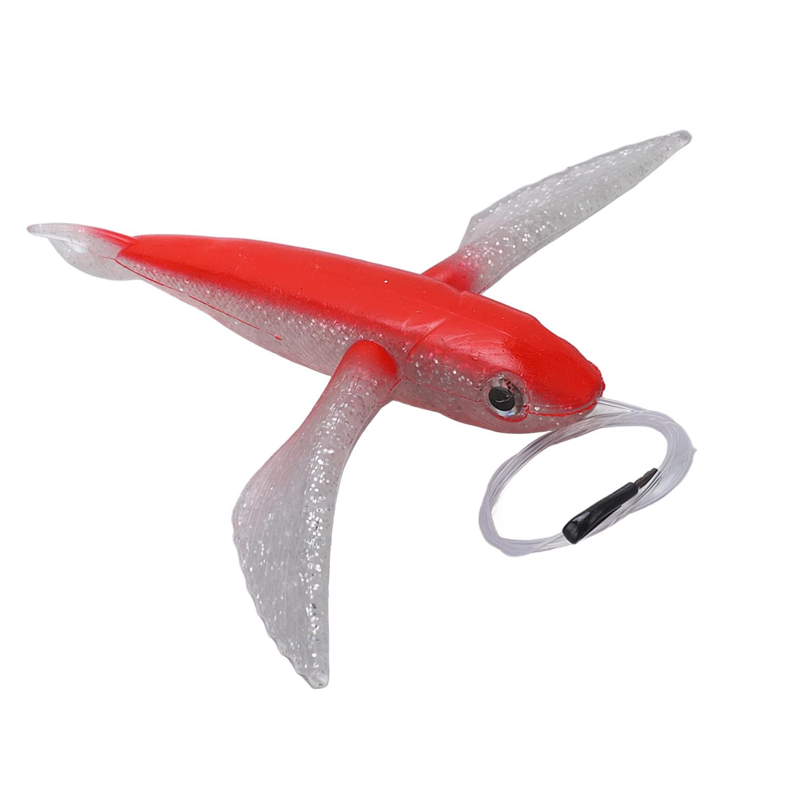 Simulation Flying Fish Bright Color Waterproof Portable Yummy Tuna Lures with Hook for Marine Tuna