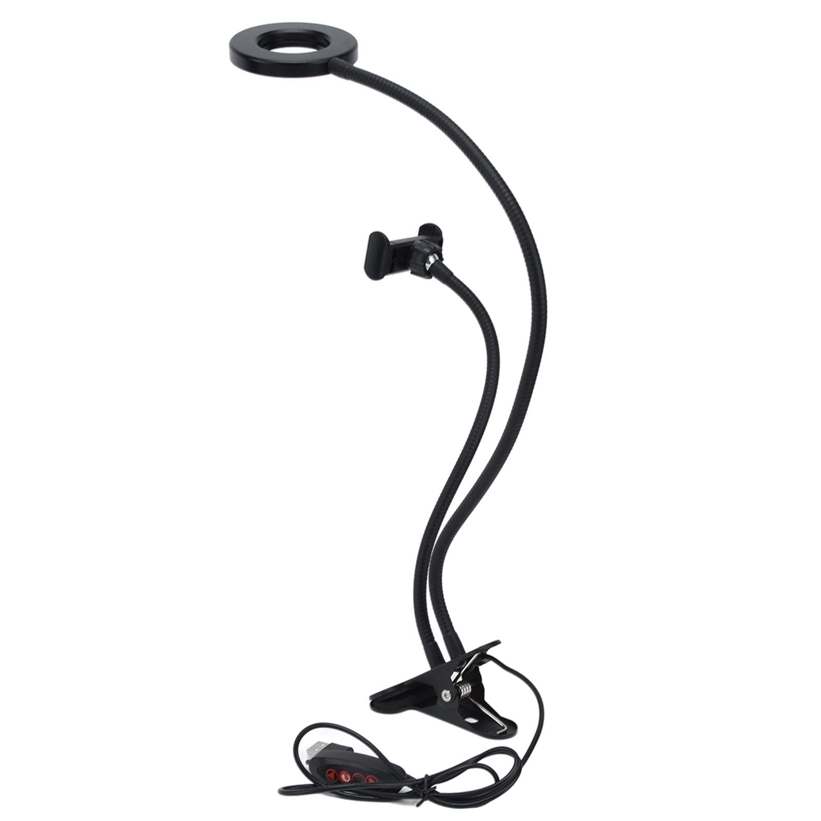 Mobile Phone Live Lighting 3 Colour Adjustable Angle Light Multifunction USB Power Supply Selfie