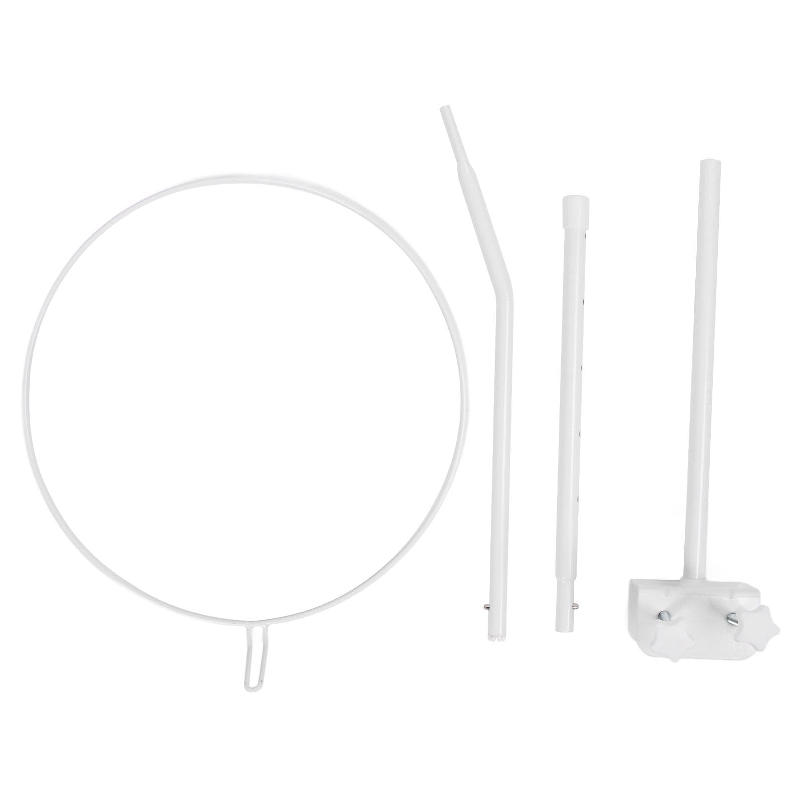 Crib Canopy Holder with Clamps Height Adjustable Baby Bed Accessories Canopy Pole for Cot Bassinet