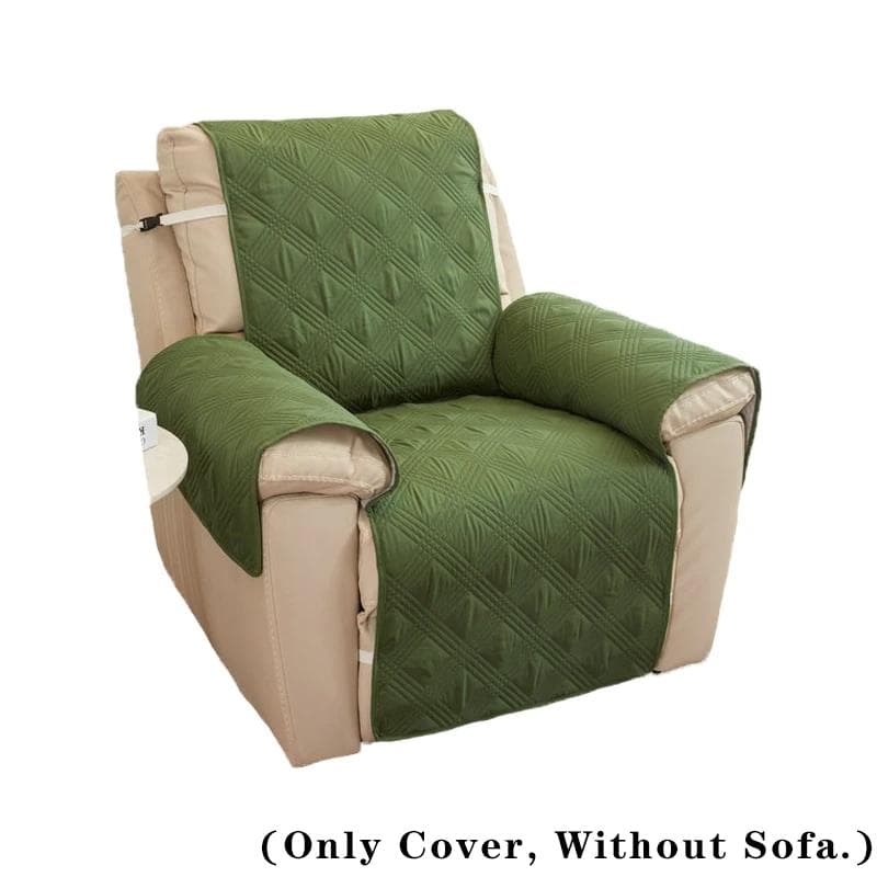 Recliner Chair Slipcover Mat Anti Slip Washable Pet Sofa Couch Protective Furniture Protector Side Pocket Armchair Throw Cover 55x200cm