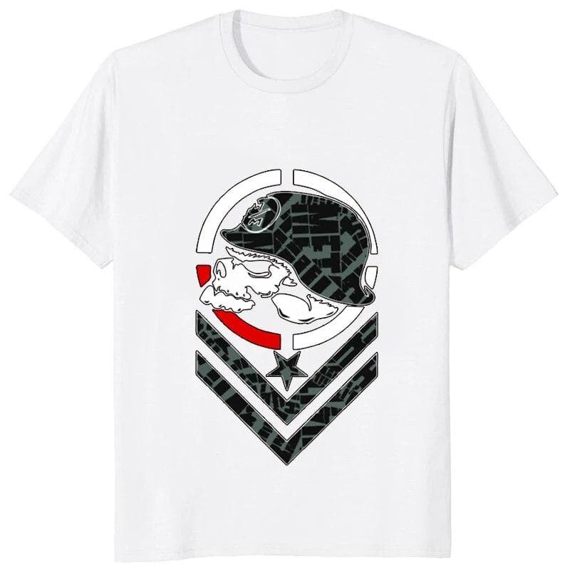 Fashion Metal Mulisha Printed Elastic T-shirt Hip Hop Streetwear Hipster Unisex T Shirt Loose Breathable Comfortable Women Tees M