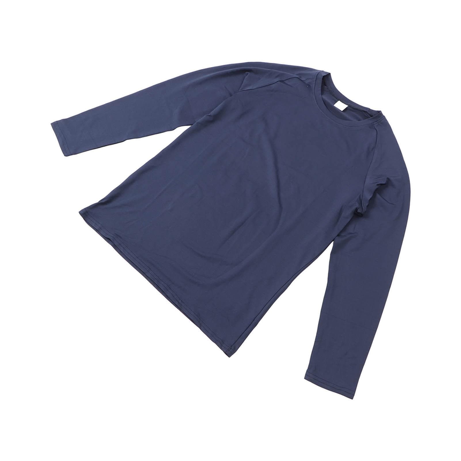 Quick Dry Long Sleeve Moisture Absorption Breathable Athletic Exercise Workout Top for Running