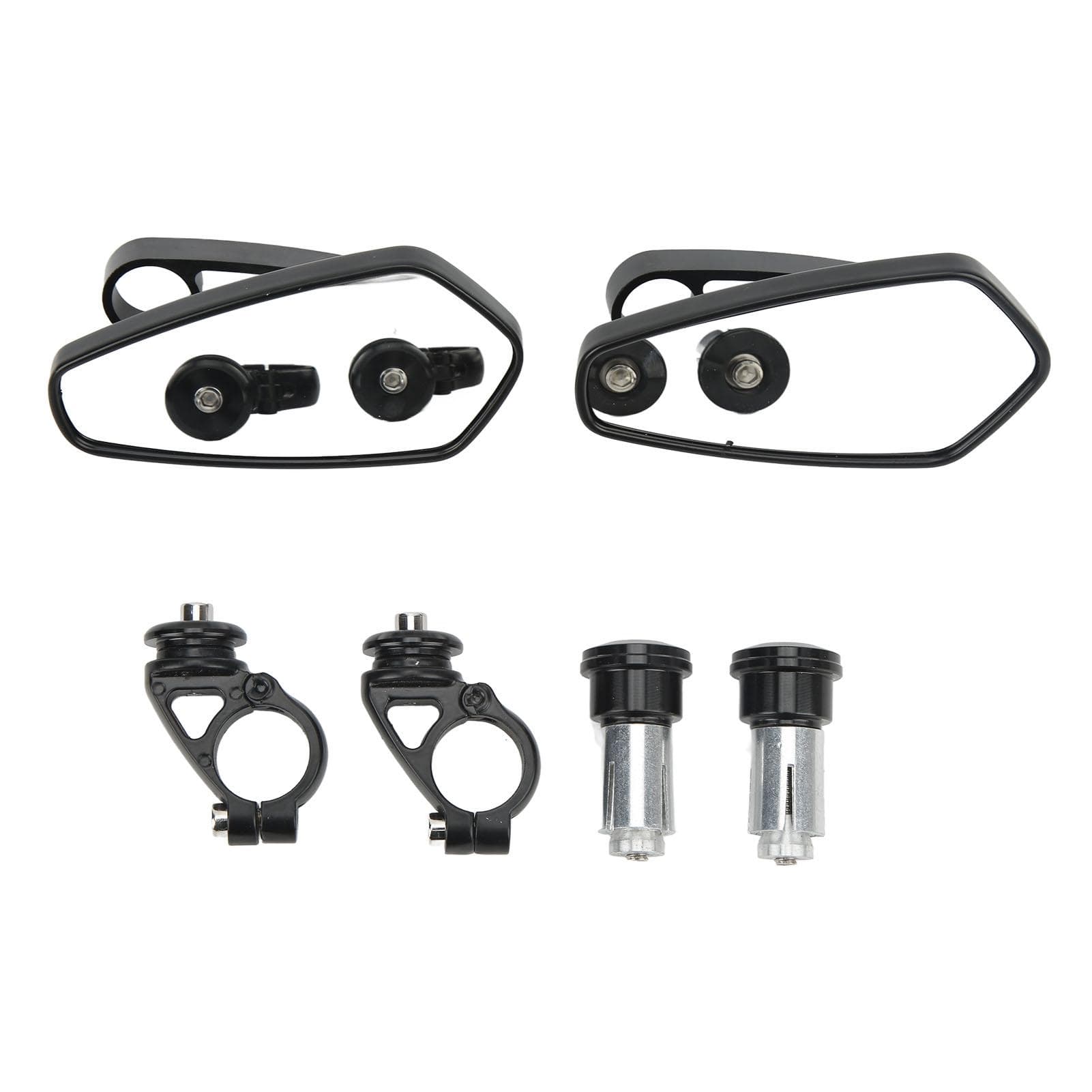 Motorcycle Rear View Mirror 22mm Handlebar Mirror 360 Degree Rotation Universal for GROM MSX125
