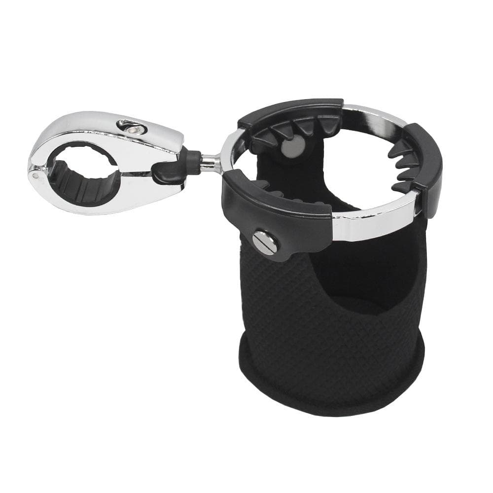 Motorcycle Cup Holder Beverage Drink Can Handlebar Mount 360 degrees Rotation Universal Water Bottle