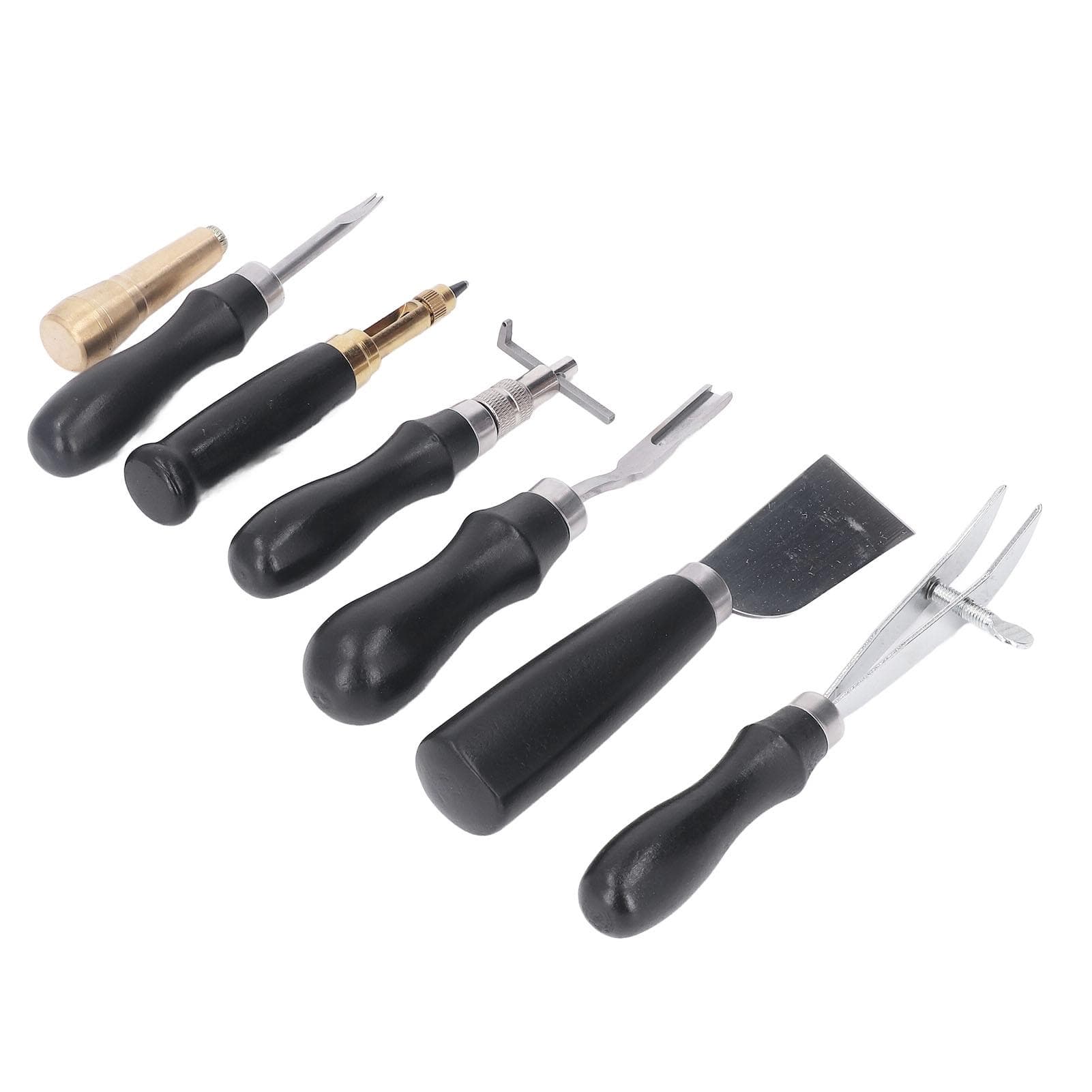 Leather Tools Leather Knife Awl Hole Punch Needle Storage Box Leather Working Tools for DIY Handbag
