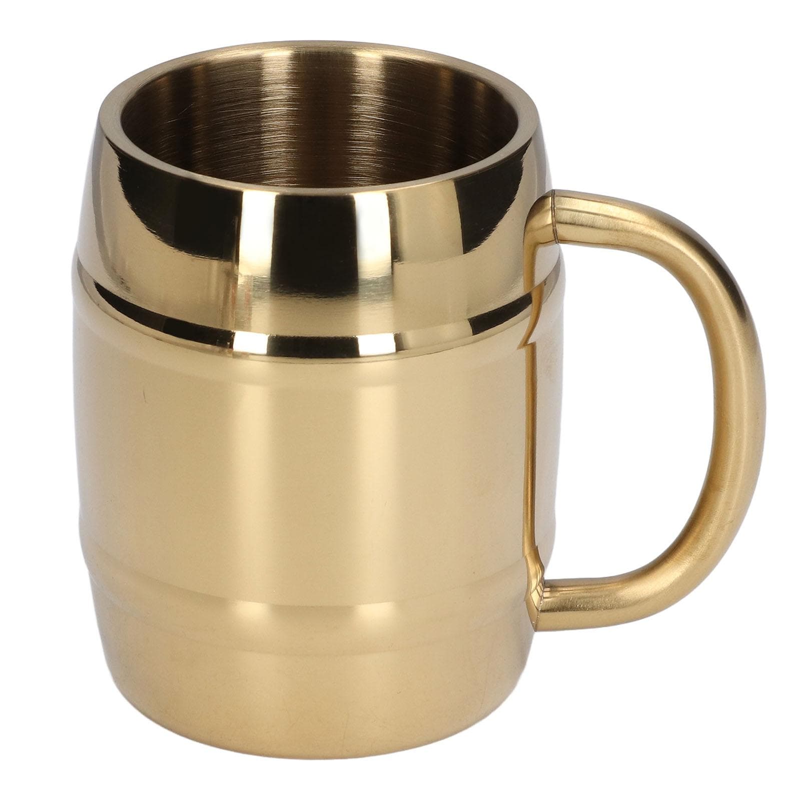 Stainless Steel Coffee Mug with Handle Double Layer Heat Insulation Coffee Cup Water Cup for L(for 6.5-9kg)