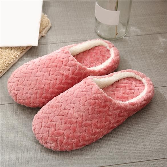 Women's Slide Slipper Japanese Soft Slippers Flat Bottom Cotton Slippers Non-slip Indoor Slippers Comfortable All-match Slippers 44/45 red