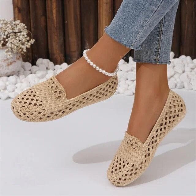 Summer Style Fashion Comfortable Flat-soled Casual Outer Wear Non-slip Fashionable Toe-cap Sandals for Women 41 khaki