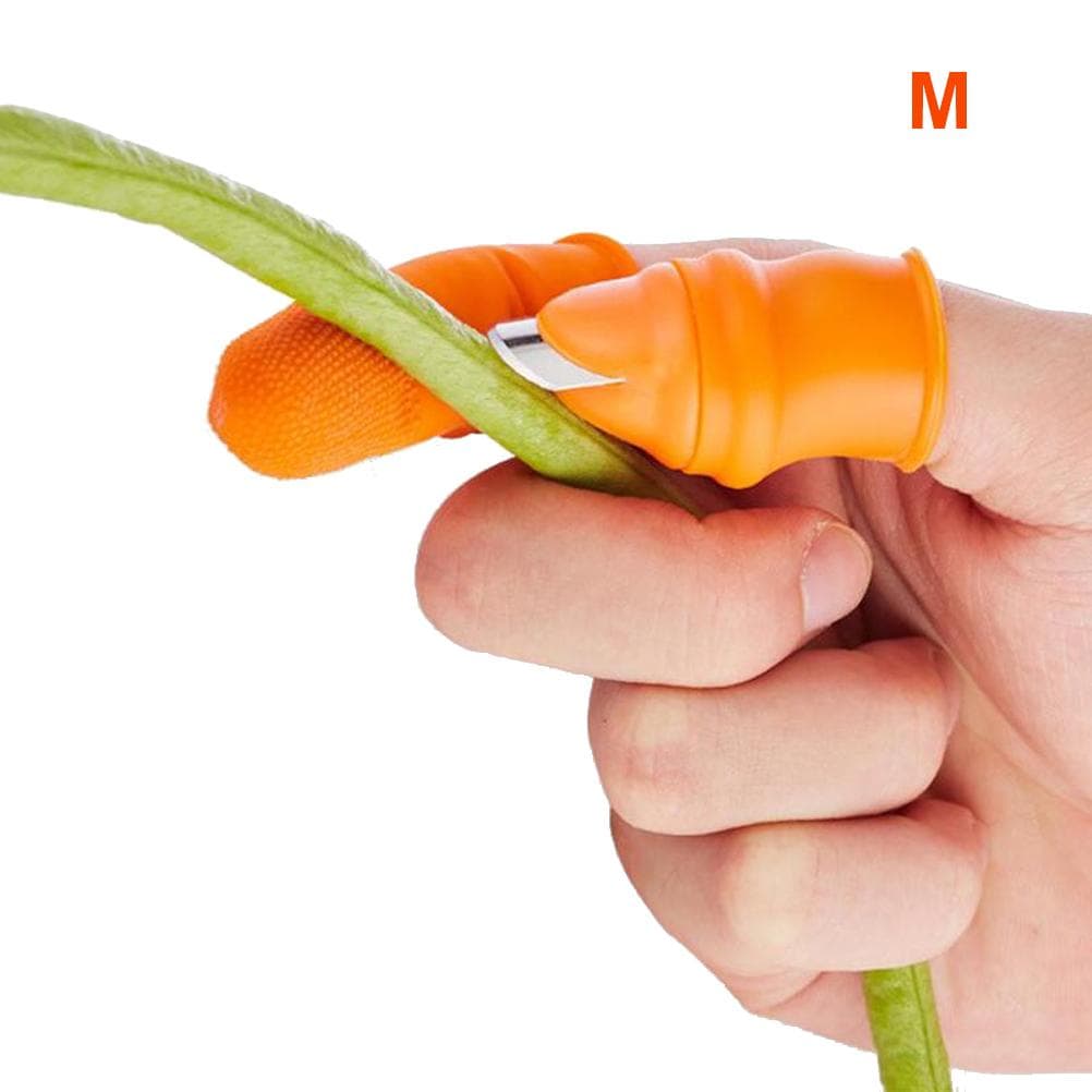 Picking Thumb Cutter Finger Sleeve Set Picking Tool for Harvesting Plant Gardening Fruit Vegetable 265