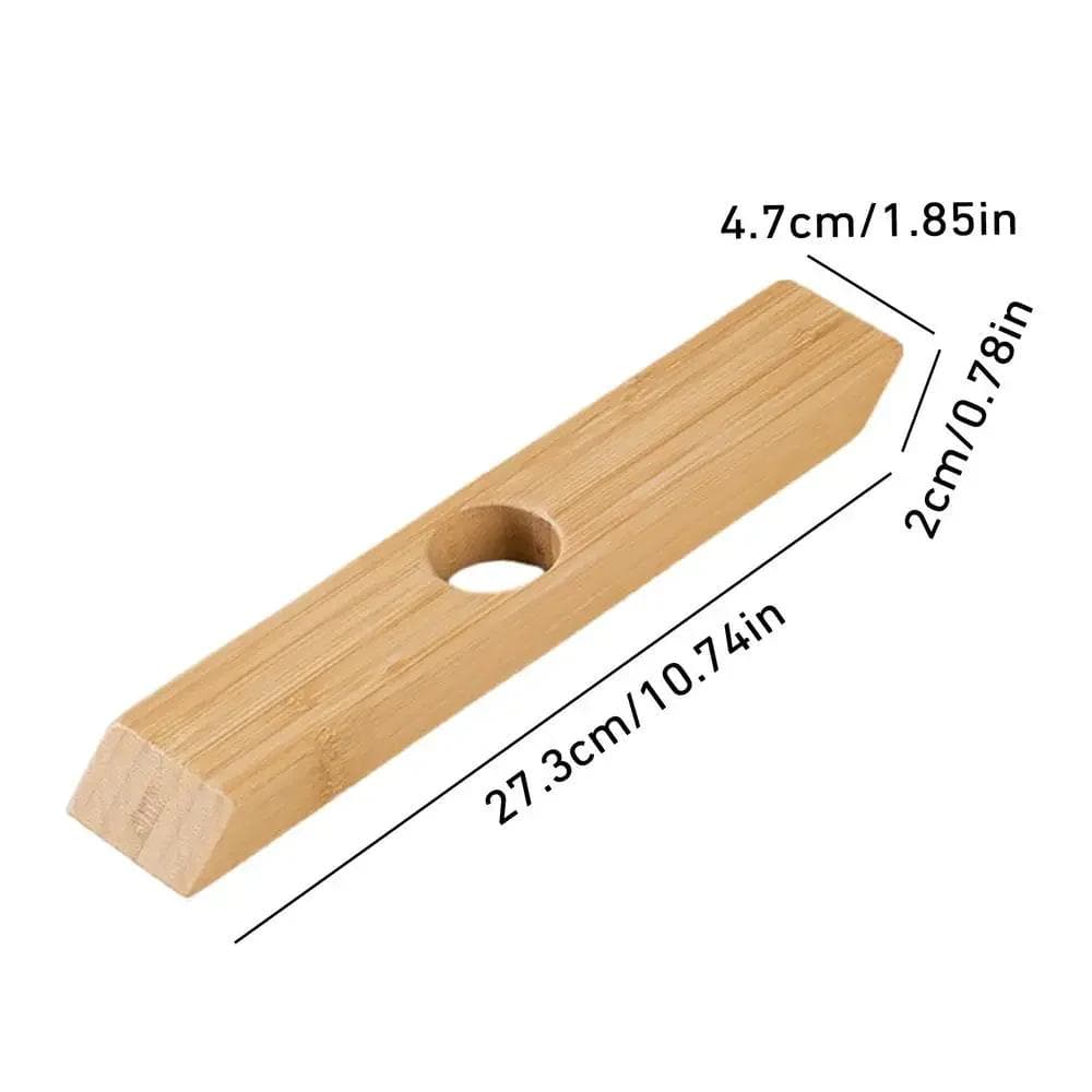 Bamboo Product Balance Red Wine Rack Single Wine Bottle Stand Decor Creative Wine Bottle Rack Display Stand Decoration