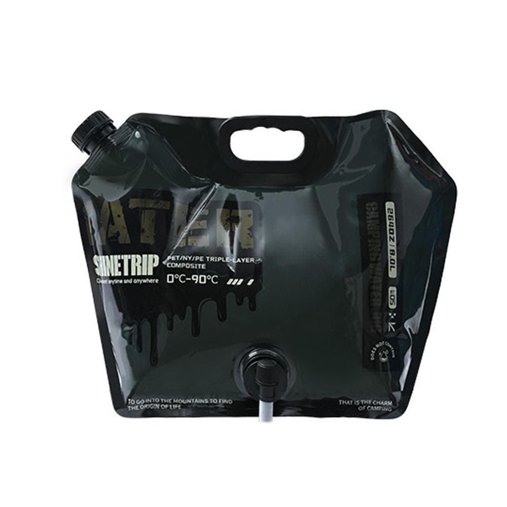 Oudoor Camping Pinic Water Bag Food grade Materials Large Capacity Portable Water Storage Bag with dark green