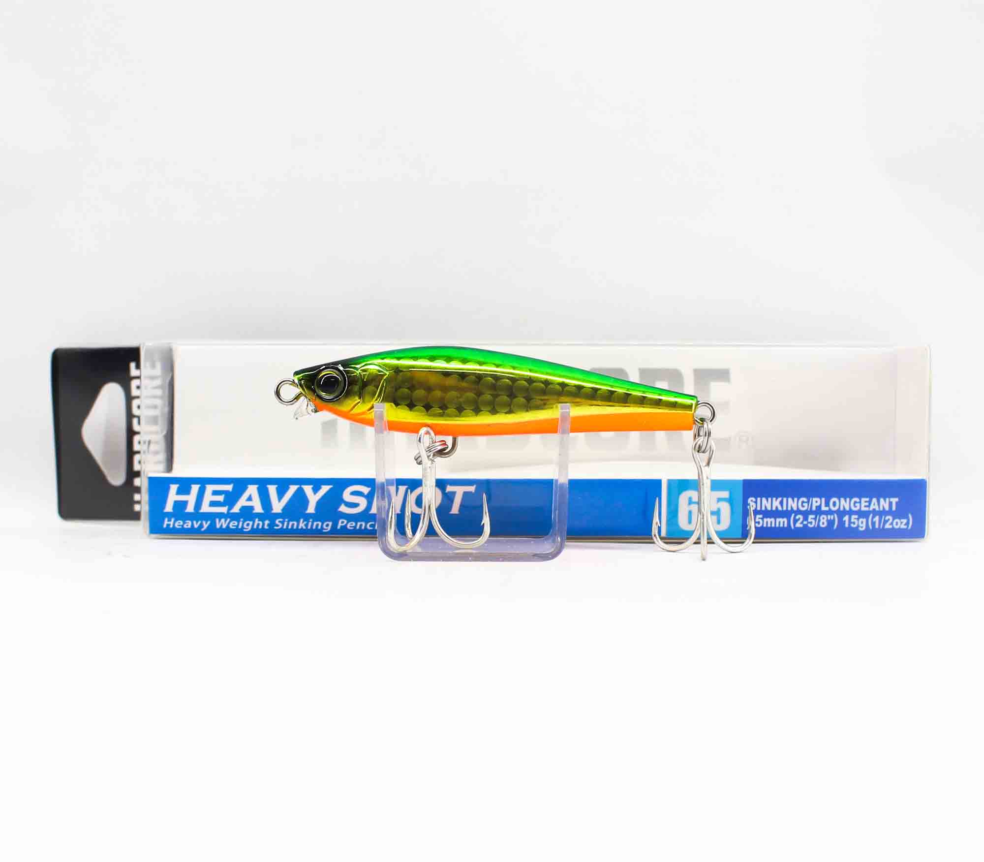 Yo Zuri Duel Hardcore Heavy Shot 65 Sinking Lure F1209-HGGR (9945)