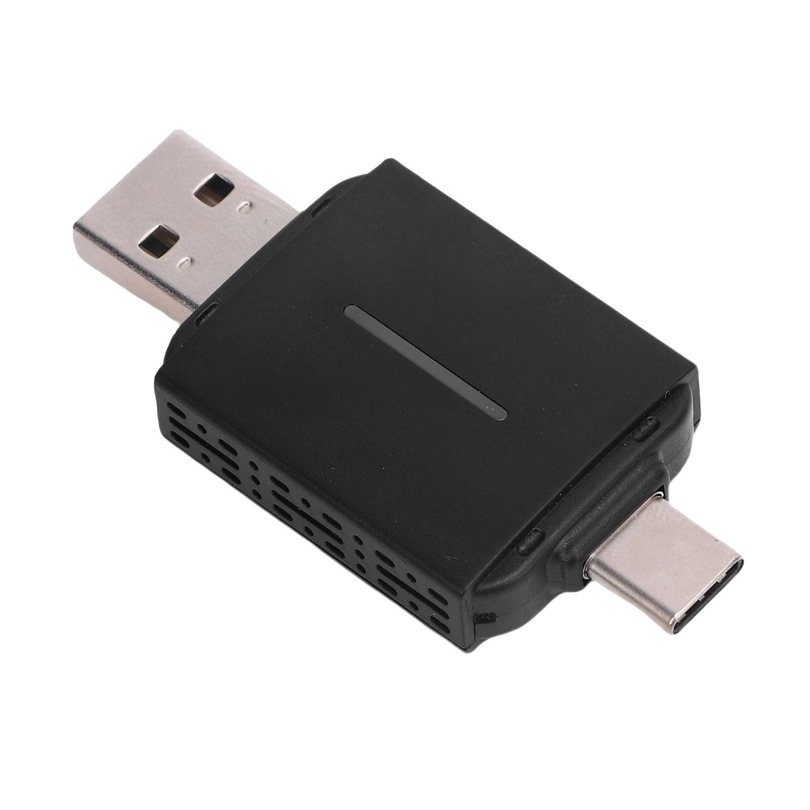 Car Wireless Adapter 2 in 1 Double Port Voice Control Accurate Real Time Navigation Wired to
