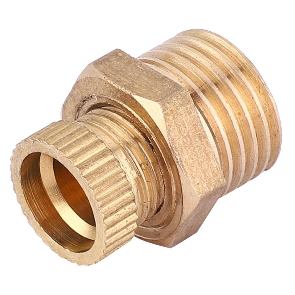 5Pcs Water Drain Valve Round Brass Replacement Kits Air Compressor Accessories G14