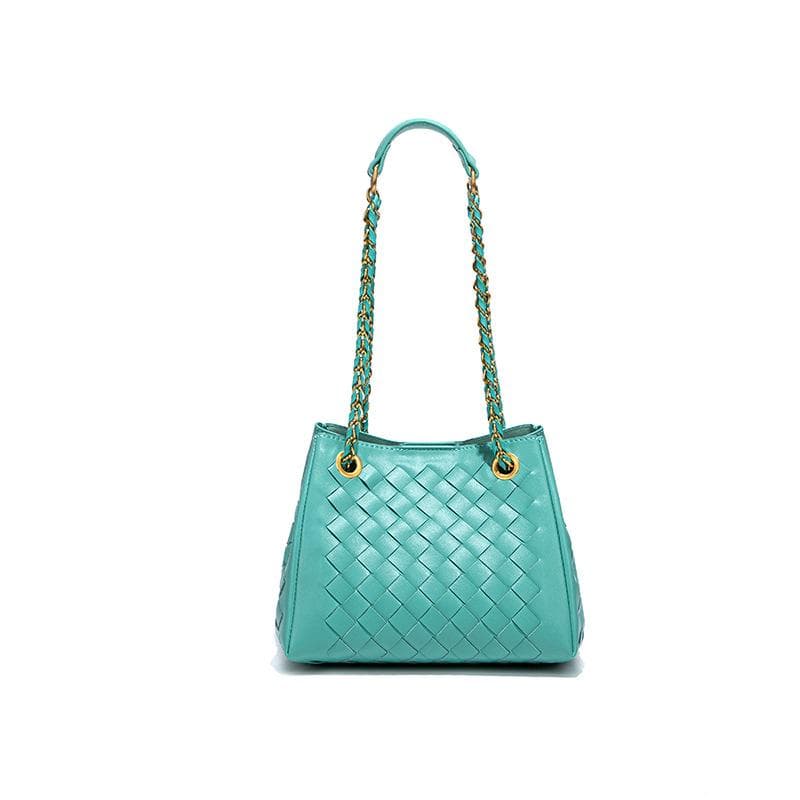 Parachute, Crossbody Woven Women's Bag, Chain, High-end Feel, Single-shoulder Underarm Buns, Mother Hand-held Bucket Bag