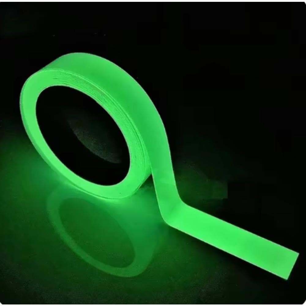 3 meters per roll Halloween Decorations Glow-in-the-dark Tape Staircase Fire Warning Tape Stage Green Anti-collision Glow-in-the-dark Tape 1.5cm*3m