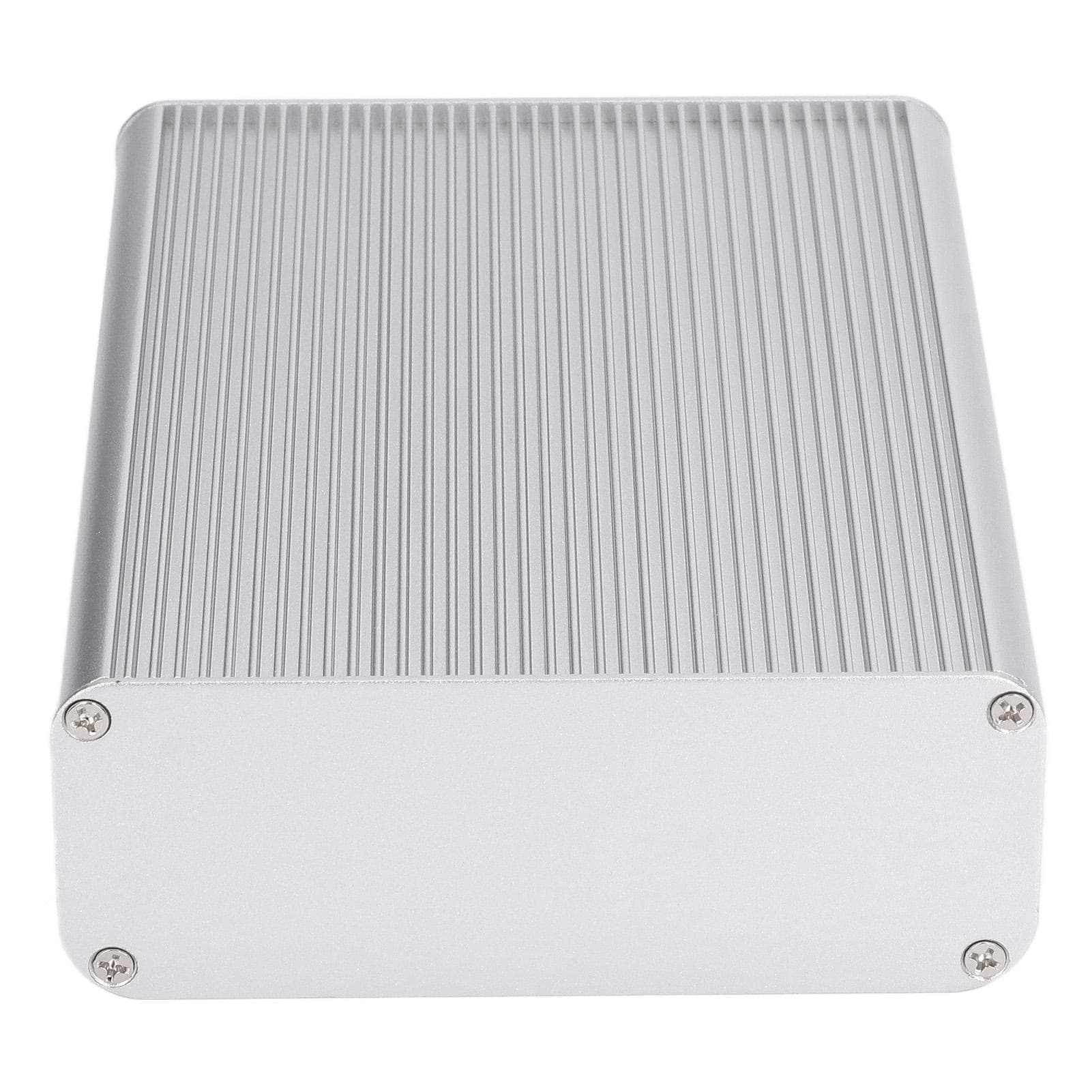 Aluminum Alloy Electric Box Junction Case Integrated Enclosure 45x120x160mm Matte Silver