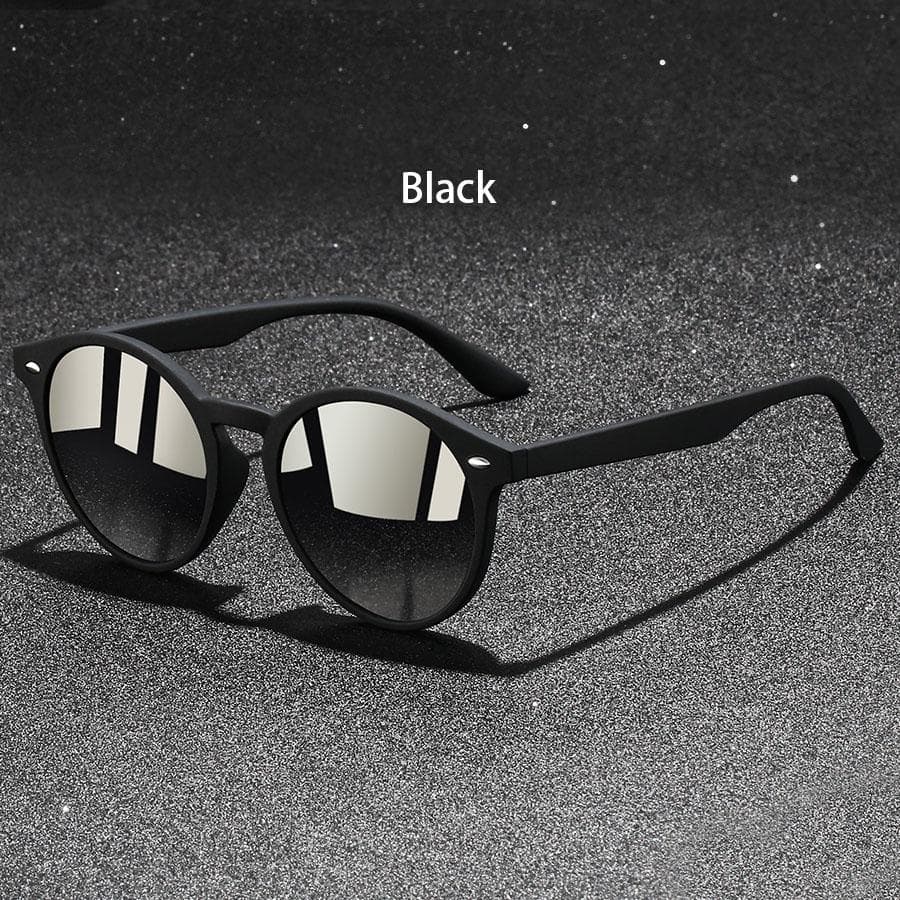 UV400 Polarized Sunglasses Men Women Classic Round Driving Fishing Lightweight Trendy Outdoor Goggles