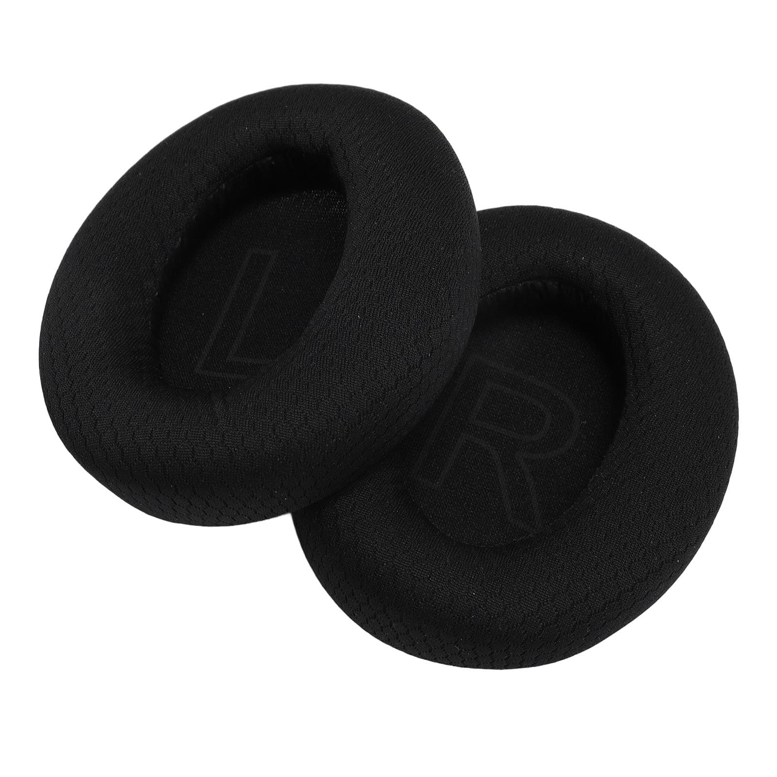 1 Pair Headset Ear Pads Breathable Mesh Fabric Comfortable Memory Foam Ear Cushions Replacement for