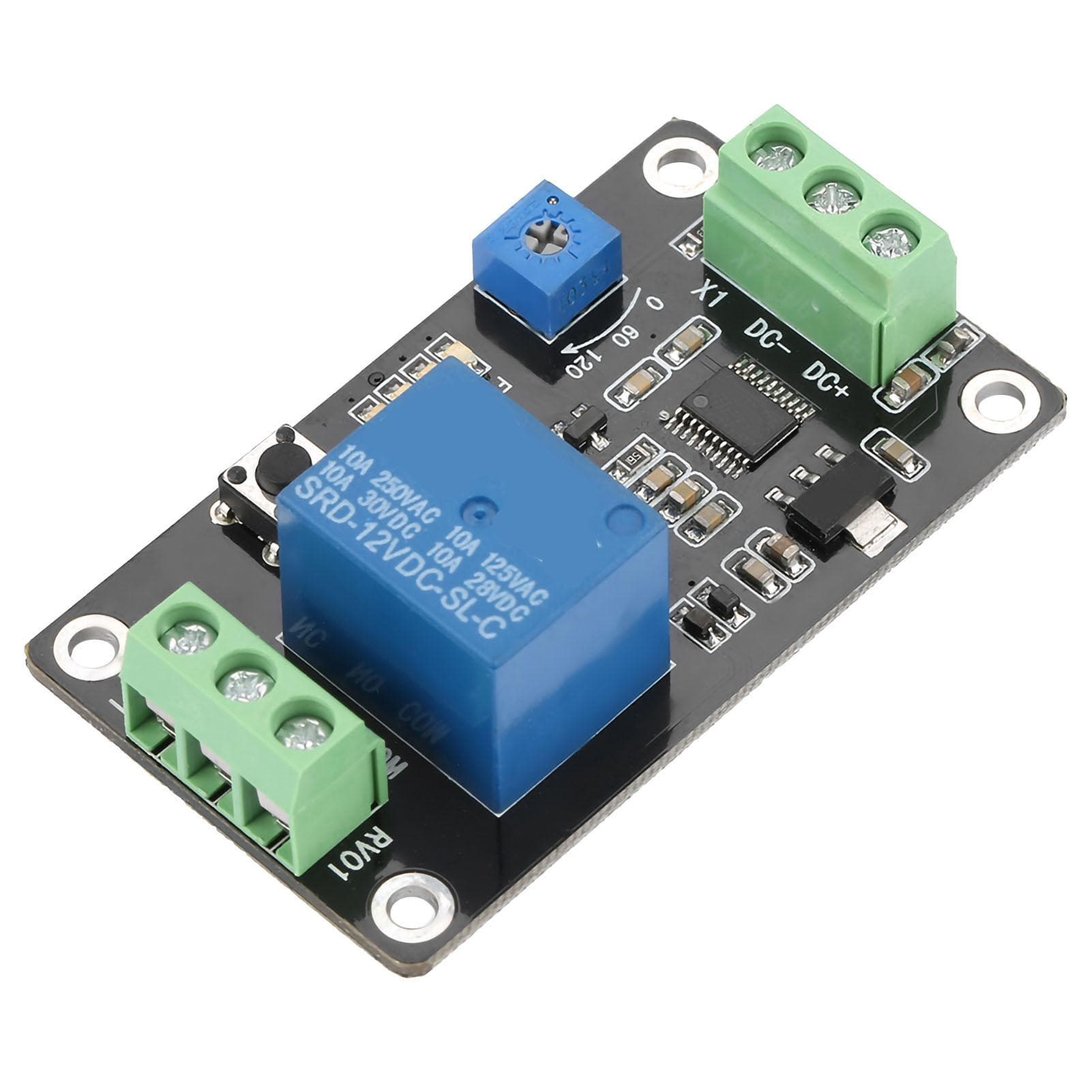 Delay Timer Relay Self locking Delay On Off Time Switch Super 555 Timer DC 12V