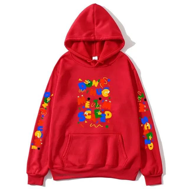 Cartoon Graphic Dont Hug Me Im Scared Hoodies Men's Sweatshirts Unisex Sudaderas for Women Clothing Harajuku Top Y2k Clothes L