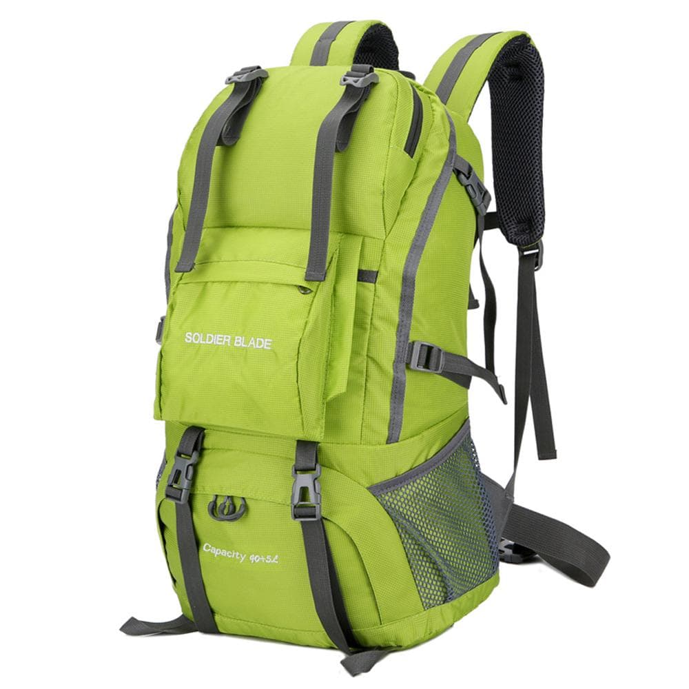 50L Camping Hiking Backpack Large Capacity Mountaineering Pack Waterproof Travel Backpack green