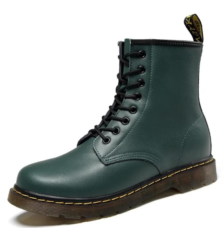 2025 Classic Doc Boots Men's Shoes Casual Shoes Classic Ankle Boots High Slip Office Ventilation Utility Motorcycle 240 green