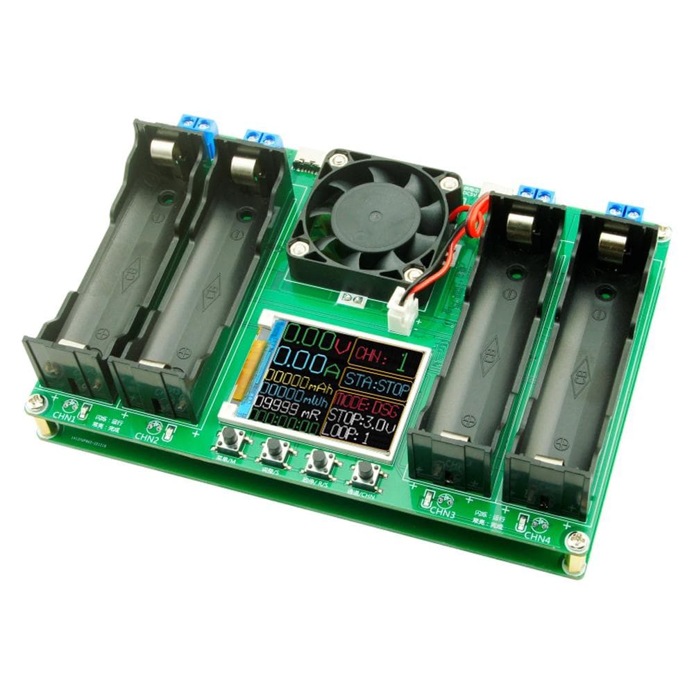 Digital Display Battery Capacity Internal Resistance Tester Digital Lithium Battery Power Detector multicolour