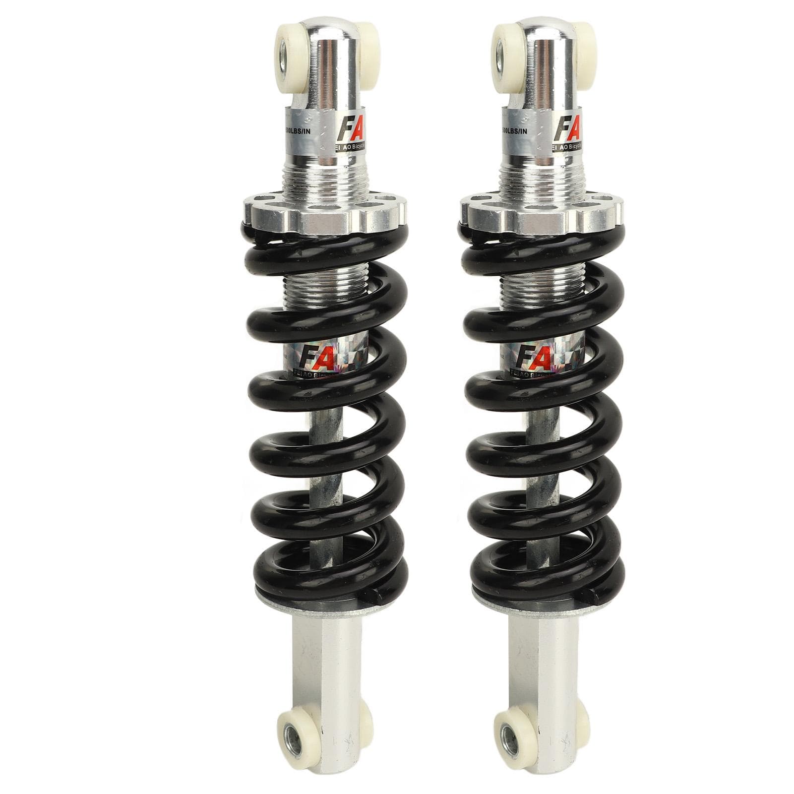 Pair of 200mm Shock Absorber 1500 Lbs Suspension Damping Shock Struts Damper for 47cc to 125cc Dirt