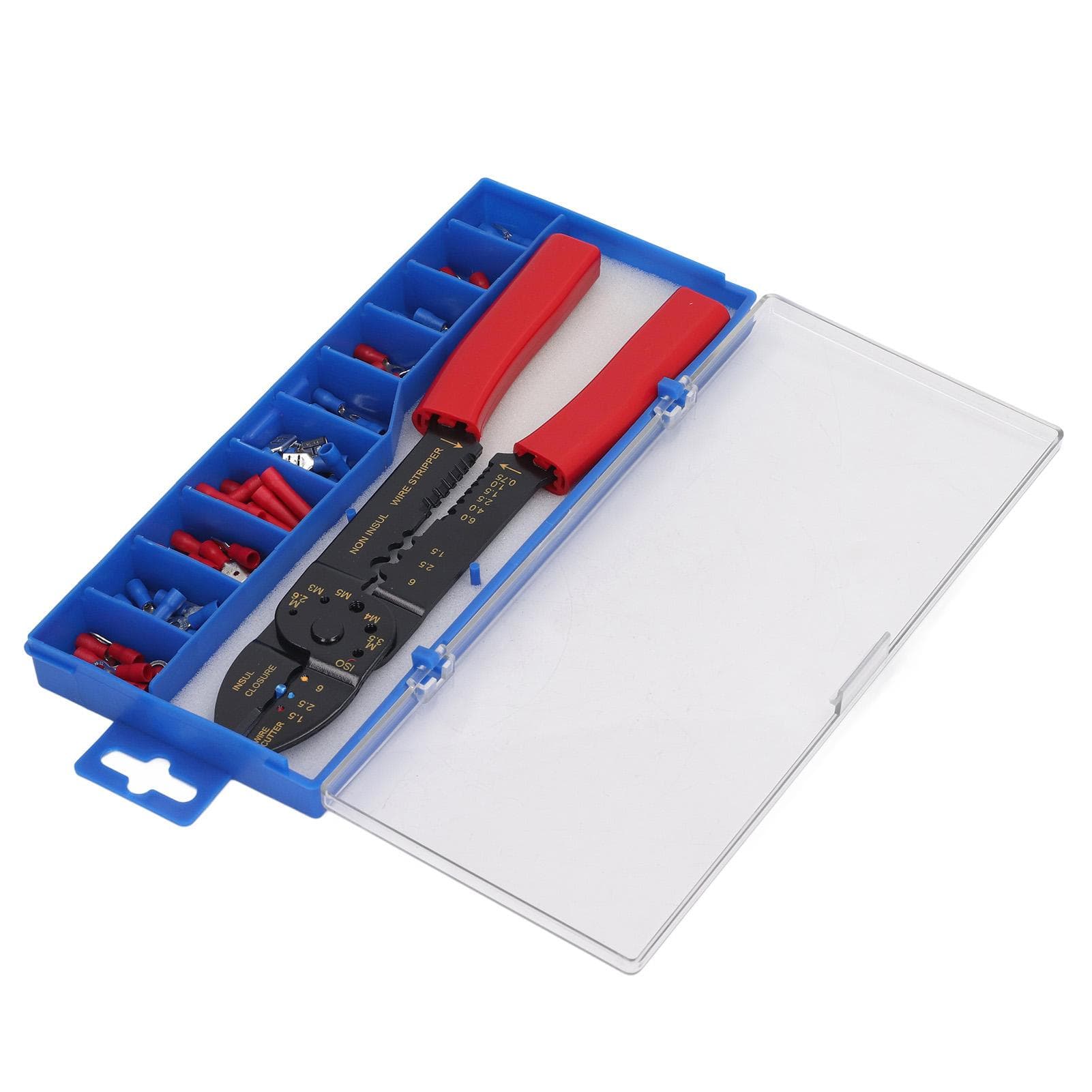Wire Terminals Crimping Tool PVC Insulated Terminal Crimper Kit for Stripper Wiring Projects