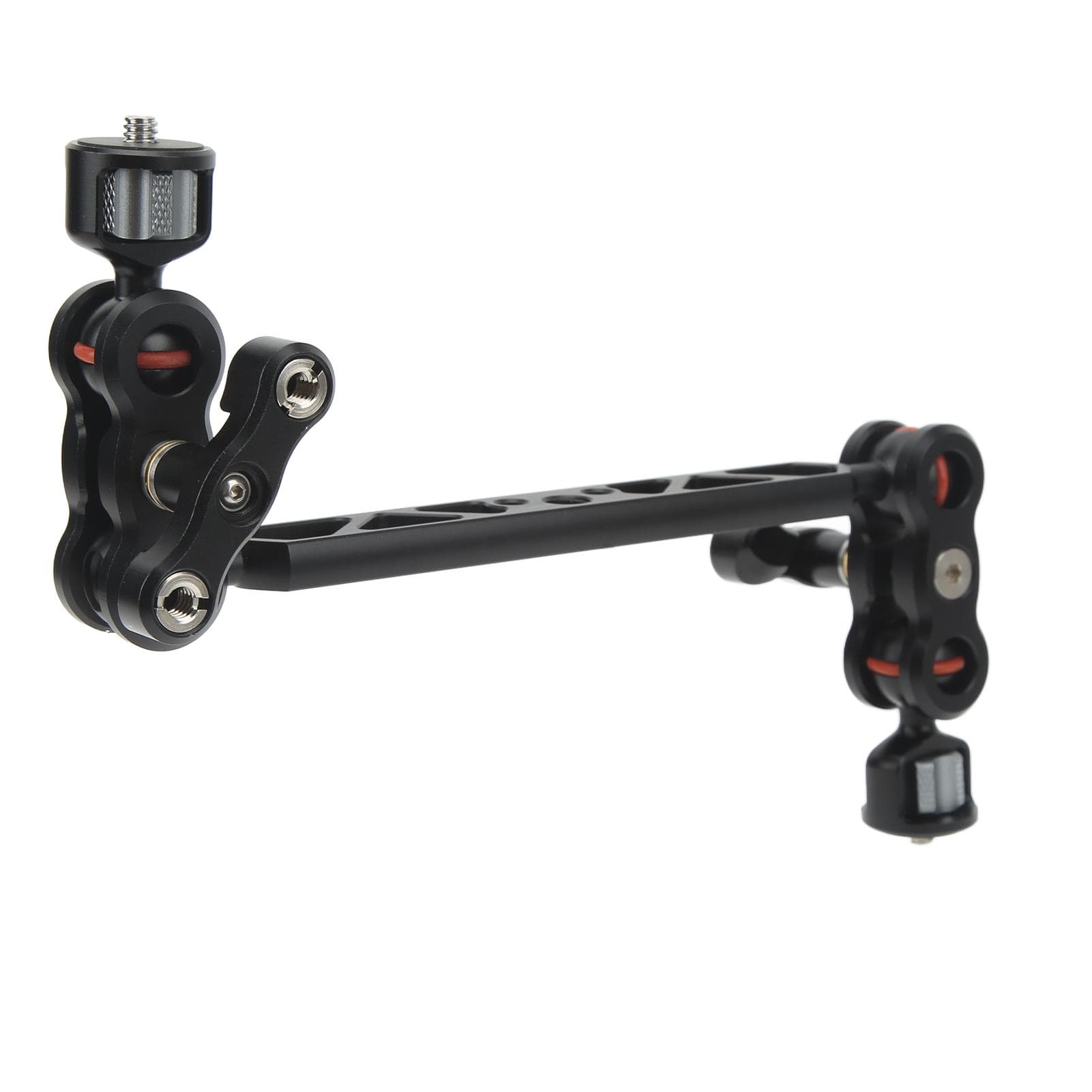 13in Camera Articulating Arm Adjustable Aluminum Alloy CNC Anodizing Extension Arm for LED Light