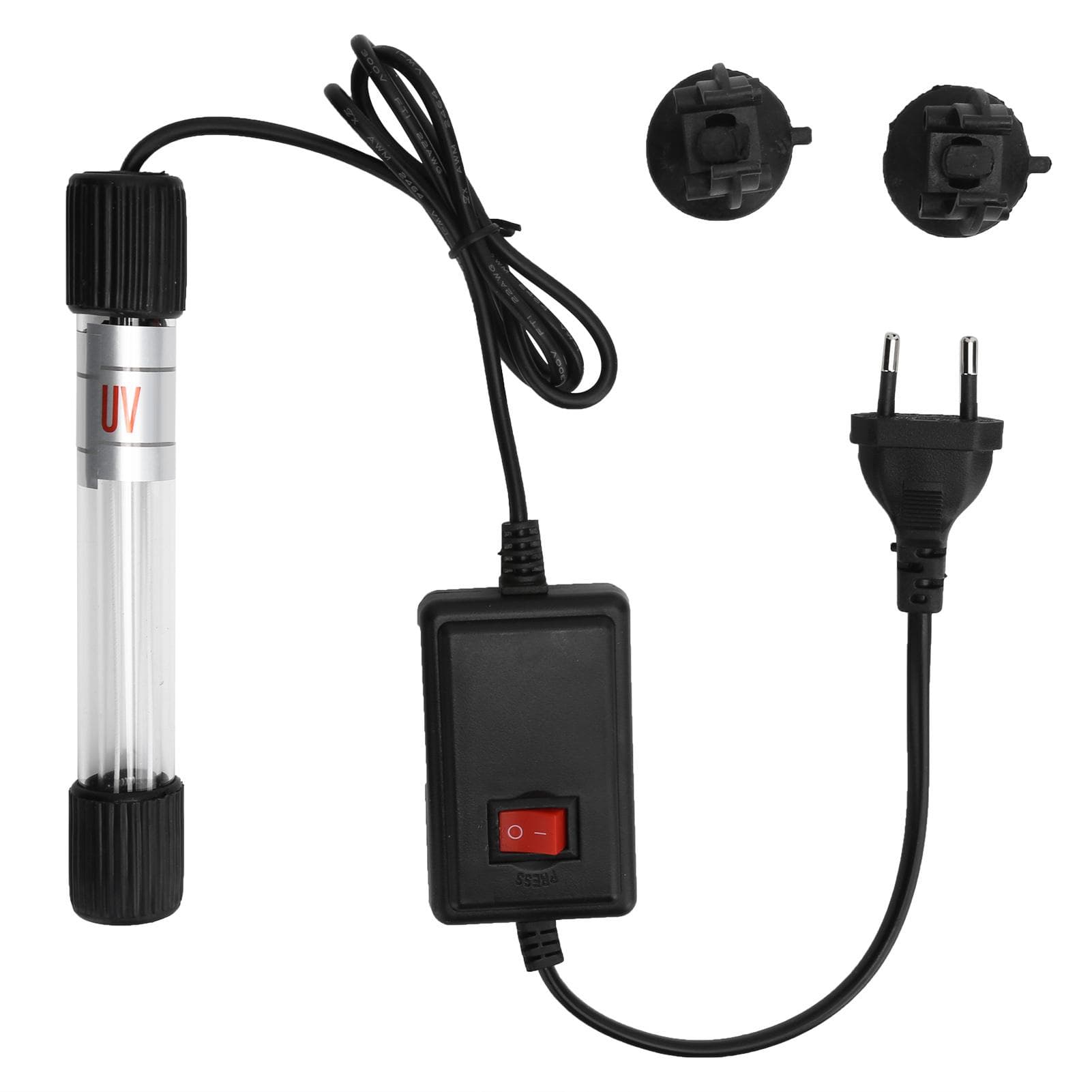 Aquarium Submersible UV Lamp Fish Tank Water Purification Algae Clean Light