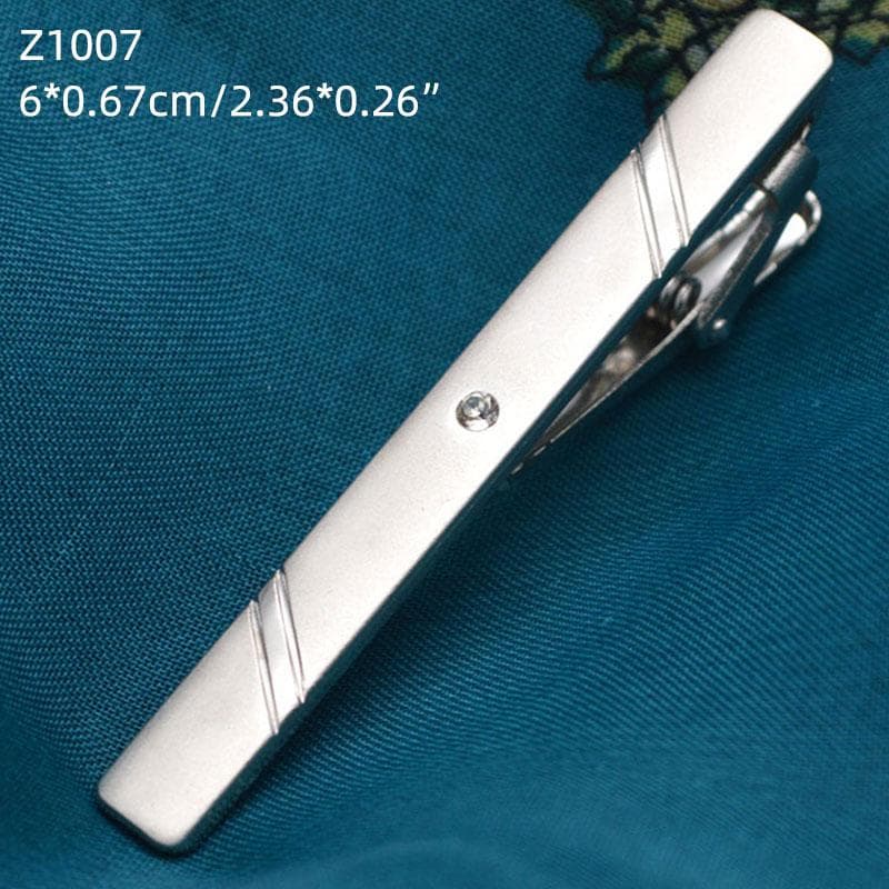 Tie Clips For Men Necktie Clasp Gentleman Crystal For Mens Gift