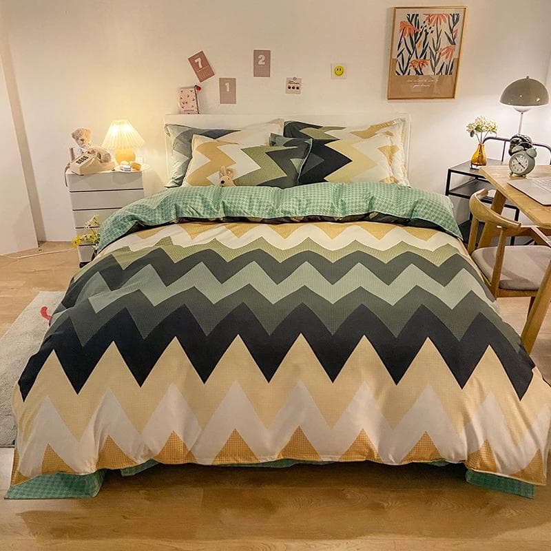 Boys Star Galaxy Duvet Cover Space Planet Cartoon Astronaut Quilt Cover Boundless Galaxy Starlight Reversible Bedding Set 4Pcs 150x200cm 4pcs set