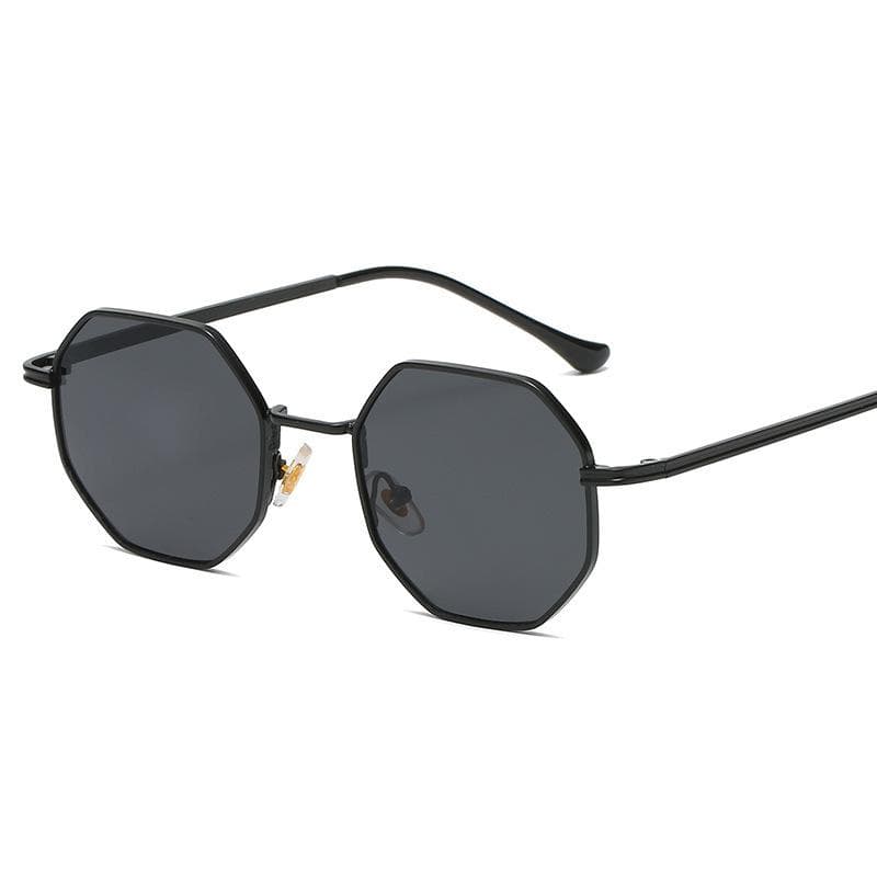 Classic Metal Polygon Sunglasses UV400 Sunscreen Outdoor Driving Multiple Colors Super Popular Neutral