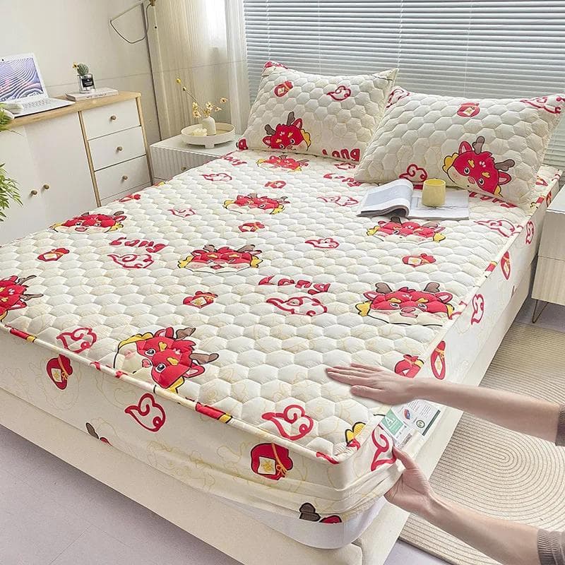 New Class a All Cotton Quilted Fitted Sheet Waterproof to Prevent Leakage of Urine Mattress Cover 120x200cm 1pcs