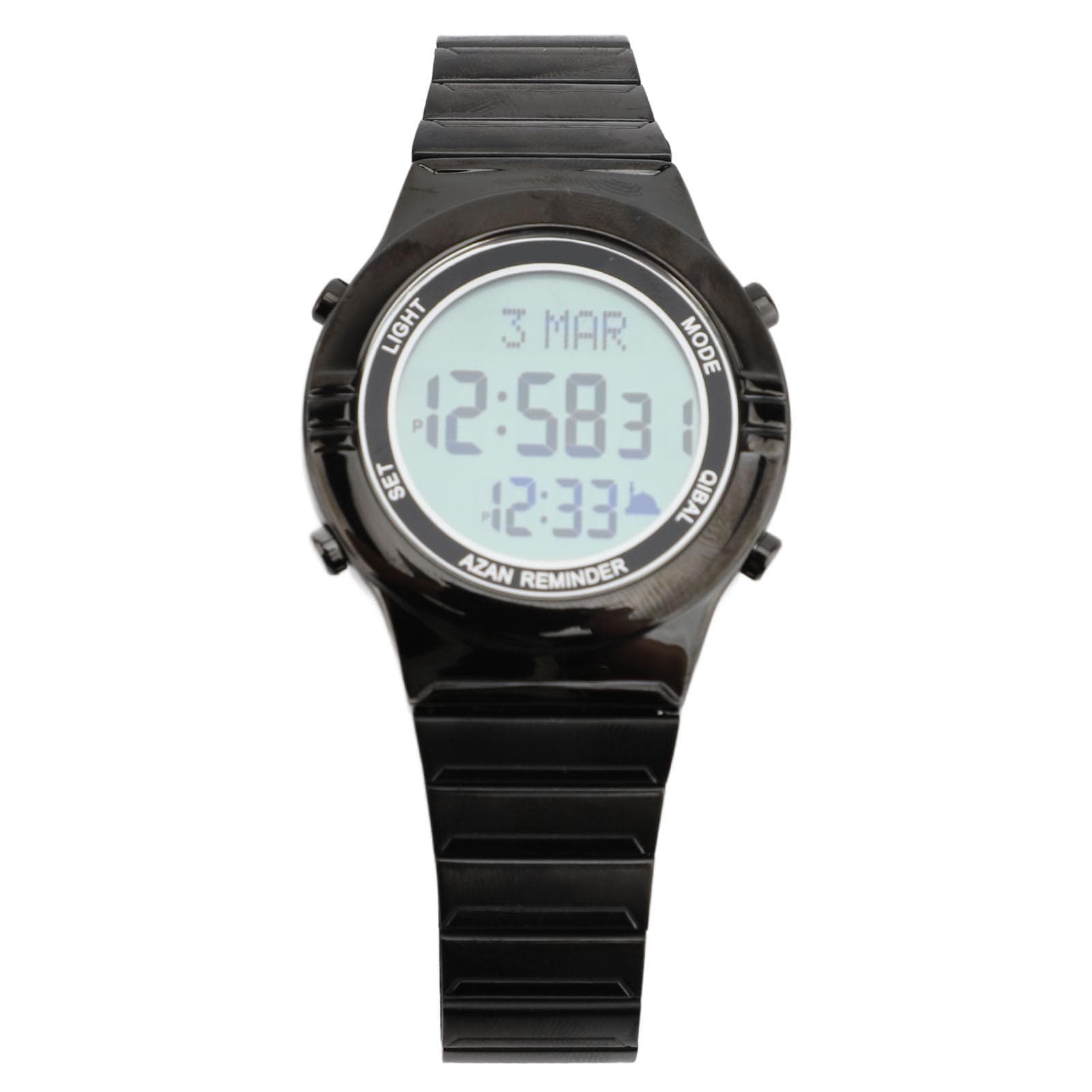 Men Multifunctional Electronic Watch Water Resistant Outdoor Sports Watch LED Digital Display black