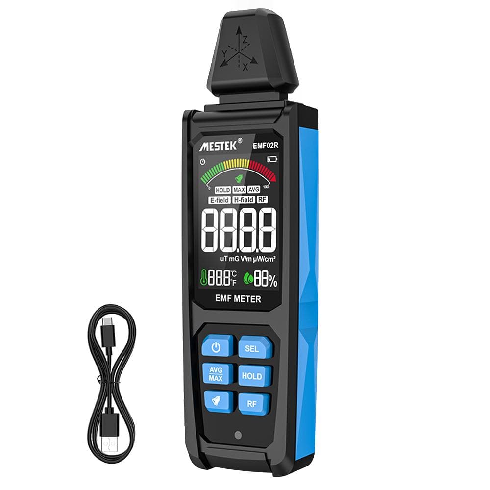 Electromagnetic Radiation Meter Magnetic Field Radiation Instrument Strength Interference 0 multicolour