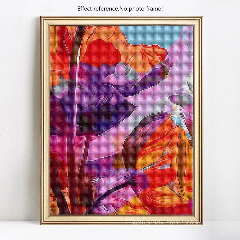 5d Diamond Painting Full Drill Round Flowers Rhinestones Pictures Diamond Mosaic Diamond Embroidery 20X30