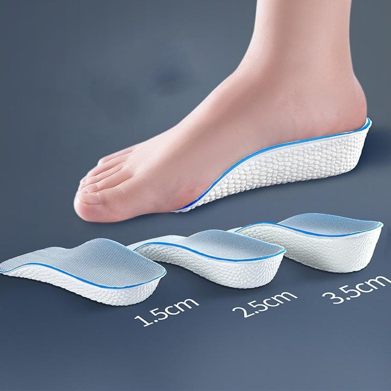 Unisex Heel Lift Inserts Insole with Enhanced Ventilation, Height Increase Insole, 1 Pair Package 2.5cm blue