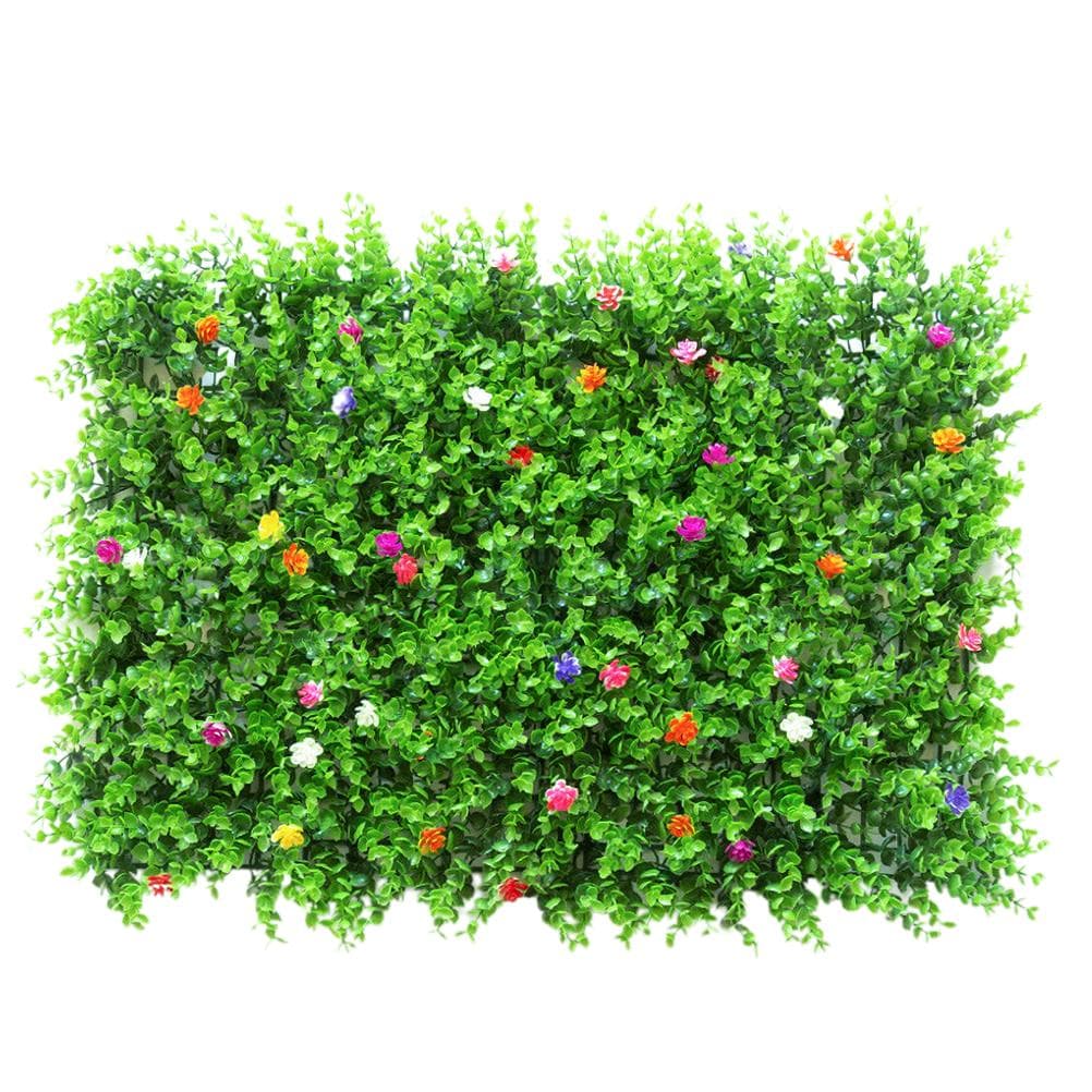 Artificial Grass Mat Grass Fence Artificial Hedges Fence for Garden Yard Backyard Decor