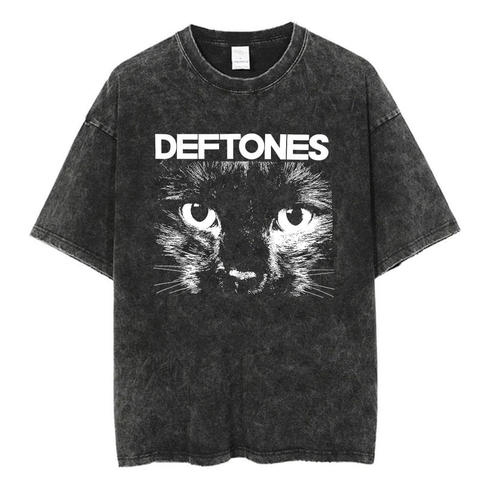 Deftones Band-Diamond Eyes Music Album Cover T-Shirt Metal Rock Clothes Cotton Vintage Short Sleeve Tees Tops M