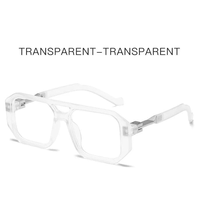 Unisex Retro Square Sunglasses Fashion Neutral Trend Sun Glasses for Men Women Outdoor Travel Driving Essential