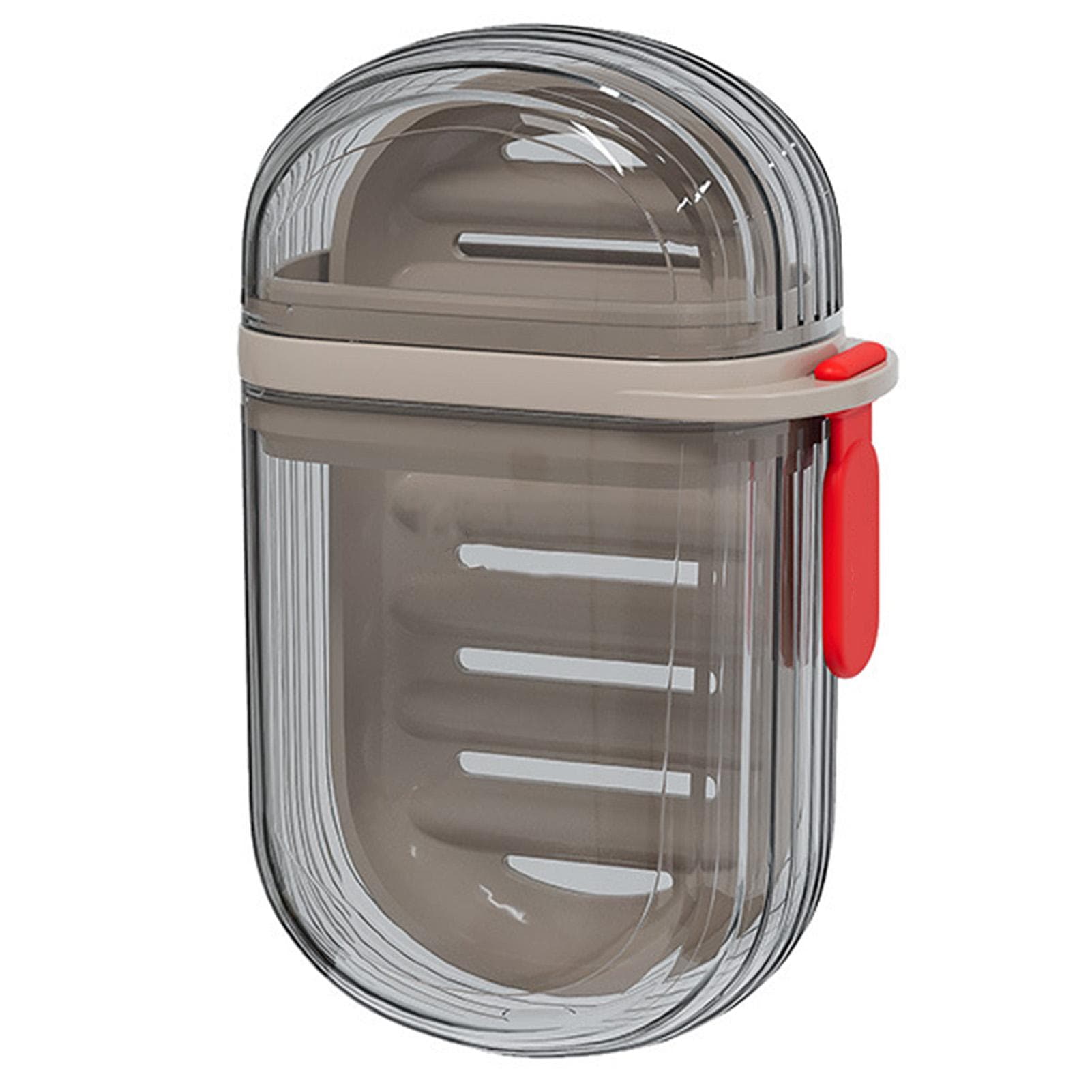 Soap Box Travel Portable Mini Soap Container Sealed Drainable Soap Box with Lid for Traveling