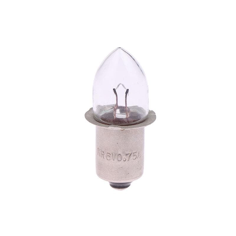 P13.5S Base Bulbs Old Style Flashlight 2.4V 3.6V 4.8V 6V 7.2V 0.4A 0.5A 0.75A Replacement Bulbs Torches Work Lamp 6V 0.75A