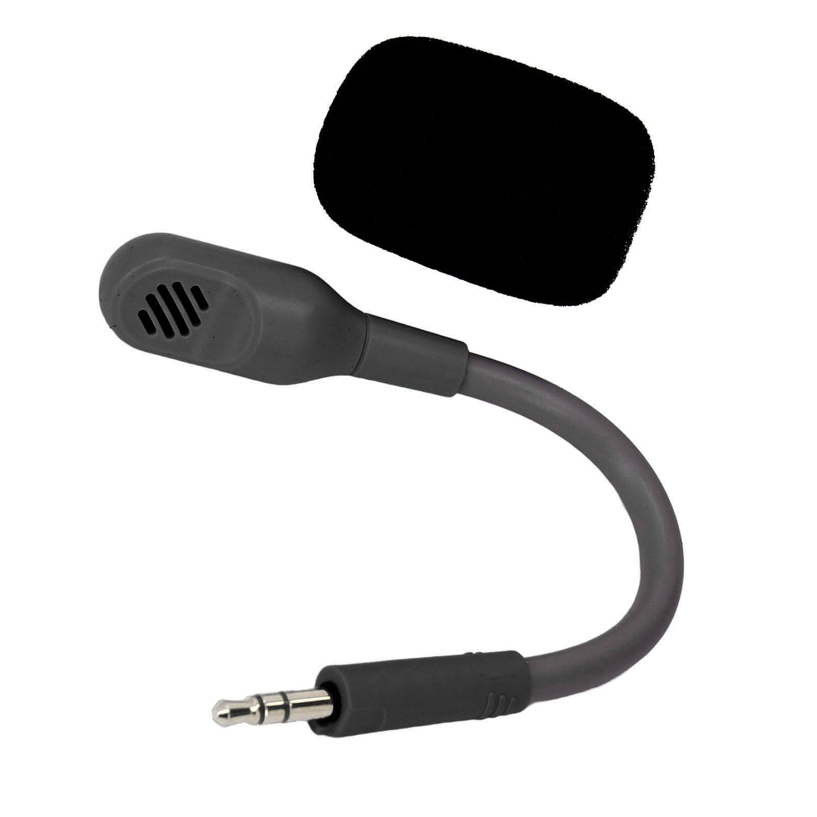 Mic Replacement for Barracuda X Wireless Gaming Headset Professional 3.5mm Detachable Gaming Boom black