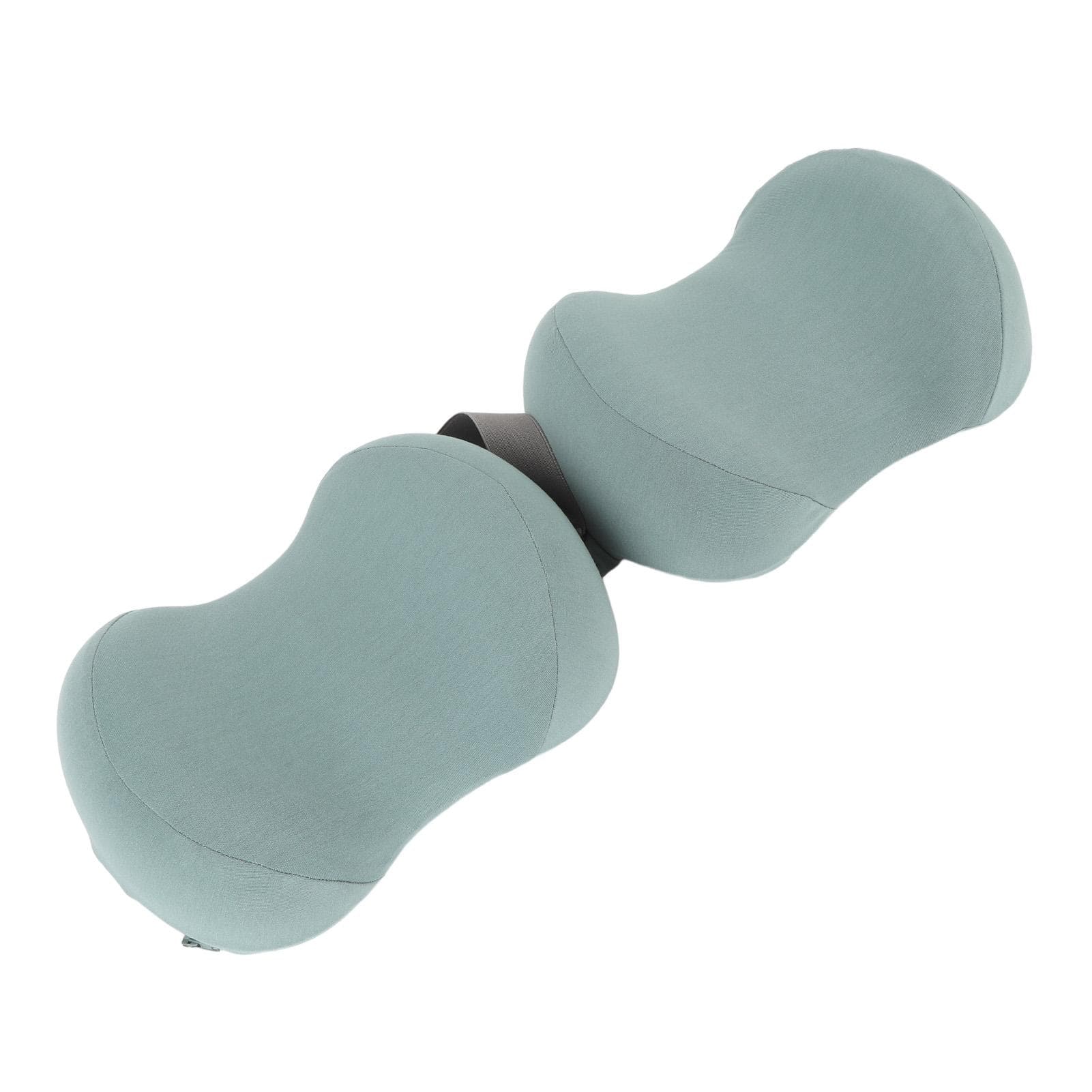 Knee Pillow for Side Sleepers Sleeping with Strap Slow Rebound Soft Memory Foam Matcha Green
